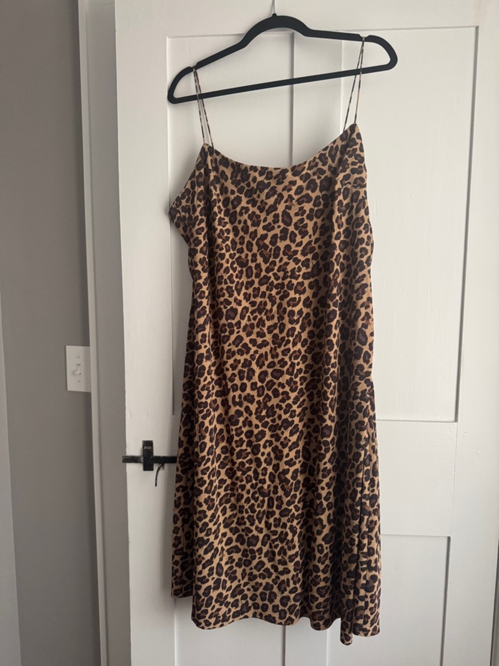 Abercrombie & Fitch Leopard Print Slip Dress